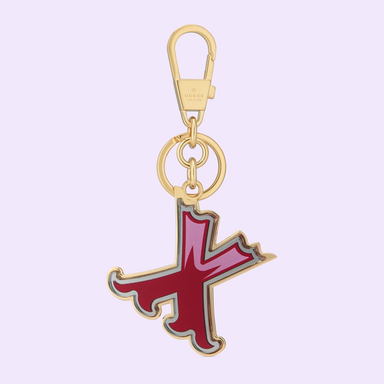 727996.JCFUG.8555.001.100.0000.Light Letter X Plexiglas keychain